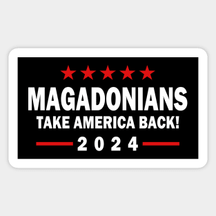 Magadonians 2024 Take America Back Sticker